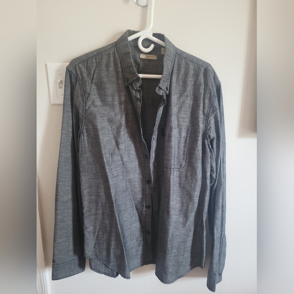 Burberry Grey Button-down Shirt - XL